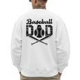 Baseball Dad Happy Fathers Day For Men Wife Daughter Son Men's Sweatshirt Back Print Baseball Dad Happy Fathers Day For Men Wife Daughter Son Men's Sweatshirt Back Print