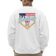 Baseball Dad Ice Cream Drip Father American Flag 4th Of July Men's Sweatshirt Back Print Baseball Dad Ice Cream Drip Father American Flag 4th Of July Men's Sweatshirt Back Print
