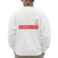 Baseball Dad Baseball Pop Art Baseball Sport Team Premium Men's Sweatshirt Back Print