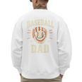 Baseball Dad Premium Men's Sweatshirt Back Print Baseball Dad Premium Men's Sweatshirt Back Print