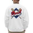 Baseball Dad Baseball Premium Men's Sweatshirt Back Print Baseball Dad Baseball Premium Men's Sweatshirt Back Print