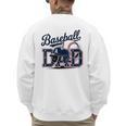 Baseball Dad Proud Fathers Sports Gear Men's Sweatshirt Back Print