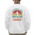 Baseball Dad Like A Regular Dad But Cooler Father's Day Premium Men's Sweatshirt Back Print Baseball Dad Like A Regular Dad But Cooler Father's Day Premium Men's Sweatshirt Back Print