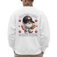 Baseball Dad Saying Hot Dog Gnome Pun For Fathers Day Premium Tri-Blend Men's Sweatshirt Back Print Baseball Dad Saying Hot Dog Gnome Pun For Fathers Day Premium Tri-Blend Men's Sweatshirt Back Print