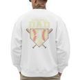 Baseball Dad Sport Fan Father Premium Men's Sweatshirt Back Print Baseball Dad Sport Fan Father Premium Men's Sweatshirt Back Print