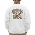 Baseball Dad Sports With Bats And Ball Graphic Premium Men's Sweatshirt Back Print Baseball Dad Sports With Bats And Ball Graphic Premium Men's Sweatshirt Back Print