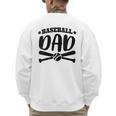 Baseball Dad Baseball Sports Men's Sweatshirt Back Print Baseball Dad Baseball Sports Men's Sweatshirt Back Print