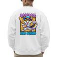 Baseball Dad Squad Fox On The Bat Raglan Baseball Tee Men's Sweatshirt Back Print Baseball Dad Squad Fox On The Bat Raglan Baseball Tee Men's Sweatshirt Back Print