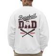 Baseball Daddy Father's Day Baseball Season Vintage Game Day Men's Sweatshirt Back Print Baseball Daddy Father's Day Baseball Season Vintage Game Day Men's Sweatshirt Back Print