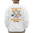Baseball Daddy's Little Baseball Lover Kid Father's Day Men's Sweatshirt Back Print Baseball Daddy's Little Baseball Lover Kid Father's Day Men's Sweatshirt Back Print
