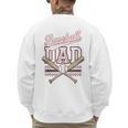 Best Baseball Dad Ever Vintage Baseball Daddy Father's Day Men's Sweatshirt Back Print Best Baseball Dad Ever Vintage Baseball Daddy Father's Day Men's Sweatshirt Back Print