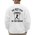 The Best Seat In The House Bucket Dad Baseball Dad Premium Men's Sweatshirt Back Print The Best Seat In The House Bucket Dad Baseball Dad Premium Men's Sweatshirt Back Print