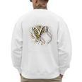 Father Of The Birthday Girl Baseball Dad Leopard Heart Premium Tri-Blend Men's Sweatshirt Back Print Father Of The Birthday Girl Baseball Dad Leopard Heart Premium Tri-Blend Men's Sweatshirt Back Print