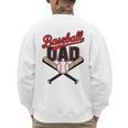 Father's Day Baseball Dad Daddy Vintage Game Day Boys Kids Men's Sweatshirt Back Print Father's Day Baseball Dad Daddy Vintage Game Day Boys Kids Men's Sweatshirt Back Print