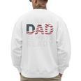 Homerun Baseball Dad Baseball Lovers Father Fathers Day Premium Men's Sweatshirt Back Print