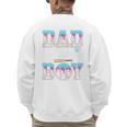 Ice Cream Baseball Dad Birthday Boy Drip Bat Sweet Baseball Premium Men's Sweatshirt Back Print