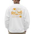 I Love Hot Baseball Dads Baseball Lovers Players Premium Men's Sweatshirt Back Print