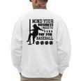 Mind Your Business i Need Money To Pay For Baseball Dad Premium Men's Sweatshirt Back Print Mind Your Business i Need Money To Pay For Baseball Dad Premium Men's Sweatshirt Back Print
