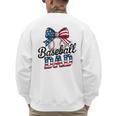 Patriotic Baseball Dad 4th Of July For All American Fathers Men's Sweatshirt Back Print Patriotic Baseball Dad 4th Of July For All American Fathers Men's Sweatshirt Back Print