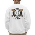 Proud Baseball Dad Men's Sweatshirt Back Print Proud Baseball Dad Men's Sweatshirt Back Print