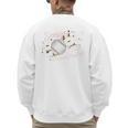 Proud Stepdad Of A 2025 Senior Baseball Dad Graduation Premium Men's Sweatshirt Back Print