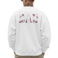 Retro Baseball Dad Daddy Father Happy Fathers Day Men Guys Premium Men's Sweatshirt Back Print Retro Baseball Dad Daddy Father Happy Fathers Day Men Guys Premium Men's Sweatshirt Back Print
