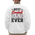 Retro Best Baseball Dad Ever Daddy Happy Fathers Day Men Men's Sweatshirt Back Print Retro Best Baseball Dad Ever Daddy Happy Fathers Day Men Men's Sweatshirt Back Print