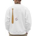 Retro Dada Daddy Dad Coach Bruh Baseball Dad Fathers Day Men Premium Men's Sweatshirt Back Print Retro Dada Daddy Dad Coach Bruh Baseball Dad Fathers Day Men Premium Men's Sweatshirt Back Print