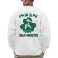 Shamrock Baseball Dad St Patricks Irish Ireland St Paddys Men's Sweatshirt Back Print Shamrock Baseball Dad St Patricks Irish Ireland St Paddys Men's Sweatshirt Back Print