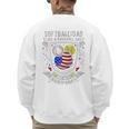 Softball Dad Like A Baseball Dad 4th Of July USA Retro Flag Premium Men's Sweatshirt Back Print Softball Dad Like A Baseball Dad 4th Of July USA Retro Flag Premium Men's Sweatshirt Back Print