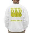 Softball Dad Just Like A Baseball Dad Team Premium Men's Sweatshirt Back Print Softball Dad Just Like A Baseball Dad Team Premium Men's Sweatshirt Back Print