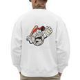 Super Baseball Dad Premium Men's Sweatshirt Back Print