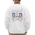 Vintage Baseball Dad Humor Father's Day Sport Lovers Men's Sweatshirt Back Print Vintage Baseball Dad Humor Father's Day Sport Lovers Men's Sweatshirt Back Print