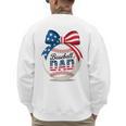 Vintage Baseball Dad Patriotic USA Flag 4th Of July Fathers Premium Men's Sweatshirt Back Print Vintage Baseball Dad Patriotic USA Flag 4th Of July Fathers Premium Men's Sweatshirt Back Print