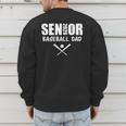 2026 Senior Baseball Dad Team Parent Helper Men's Sweatshirt Back Print