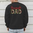 Baseball Dad Camouflage Camo Flag Military Father's Day Men's Sweatshirt Back Print Baseball Dad Camouflage Camo Flag Military Father's Day Men's Sweatshirt Back Print