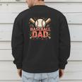 Baseball Dad Camouflage Tee For Proud Fathers Men's Sweatshirt Back Print Baseball Dad Camouflage Tee For Proud Fathers Men's Sweatshirt Back Print
