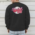 Baseball Dad Coach Baseball Baseball Men's Sweatshirt Back Print Baseball Dad Coach Baseball Baseball Men's Sweatshirt Back Print