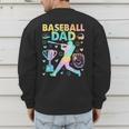 Baseball Dad Cool Fathers Day Coach Player Daddy Papa Men Men's Sweatshirt Back Print Baseball Dad Cool Fathers Day Coach Player Daddy Papa Men Men's Sweatshirt Back Print