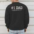 Baseball Dad Daddy Father's Day Number One Baseball Dad Men's Sweatshirt Back Print Baseball Dad Daddy Father's Day Number One Baseball Dad Men's Sweatshirt Back Print