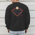 Baseball Dad Diamond Game Day Men's Sweatshirt Back Print Baseball Dad Diamond Game Day Men's Sweatshirt Back Print