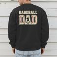 Baseball Dad Distressed Bold Stitch Graphic Sports Father Men's Sweatshirt Back Print Baseball Dad Distressed Bold Stitch Graphic Sports Father Men's Sweatshirt Back Print