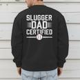 Baseball Dad Father Fathers Day Baseball Lovers Homerun Men's Sweatshirt Back Print Baseball Dad Father Fathers Day Baseball Lovers Homerun Men's Sweatshirt Back Print
