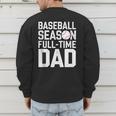 Baseball Dad Father Homerun Fathers Day Baseball Lovers Men's Sweatshirt Back Print Baseball Dad Father Homerun Fathers Day Baseball Lovers Men's Sweatshirt Back Print