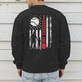 Baseball Dad Father And Son Baseball Love Men's Sweatshirt Back Print Baseball Dad Father And Son Baseball Love Men's Sweatshirt Back Print