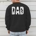 Baseball Dad Father's Day Birthday Baseball Graphic Men's Sweatshirt Back Print