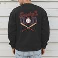 Baseball Dad Father's Day Vintage Retro Sarcastic Dad Men's Sweatshirt Back Print Baseball Dad Father's Day Vintage Retro Sarcastic Dad Men's Sweatshirt Back Print