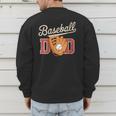 Baseball Dad Fireball Sports Father Fathers Day Daddy Men's Sweatshirt Back Print Baseball Dad Fireball Sports Father Fathers Day Daddy Men's Sweatshirt Back Print