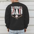 Baseball Dad Happy Fathers Day For Men Boys Kid Men's Sweatshirt Back Print Baseball Dad Happy Fathers Day For Men Boys Kid Men's Sweatshirt Back Print