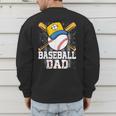 Baseball Dad Happy Fathers Day For Men Boys Kids Men's Sweatshirt Back Print Baseball Dad Happy Fathers Day For Men Boys Kids Men's Sweatshirt Back Print